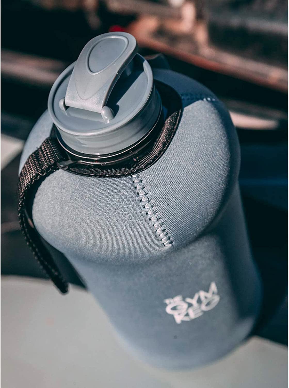Gym Keg | Sports Water Bottle 74.4 Fl Oz. (2.2 L) Insulated Half Gallon Carry