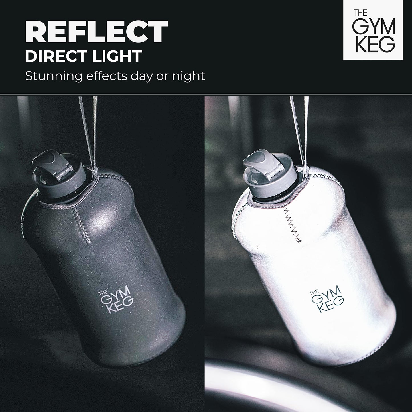 The Sports Water Bottle 2.2 L Insulated | Half Gallon | Carry Handle | Big Water Jug
