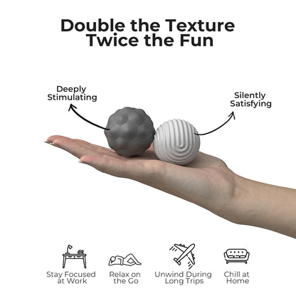 Scroll Atomic Irritability Balls Silicone Magnetic Sensory Balls Adult anti Stress Hand Practice Massage Balls Fidget Worry Ball