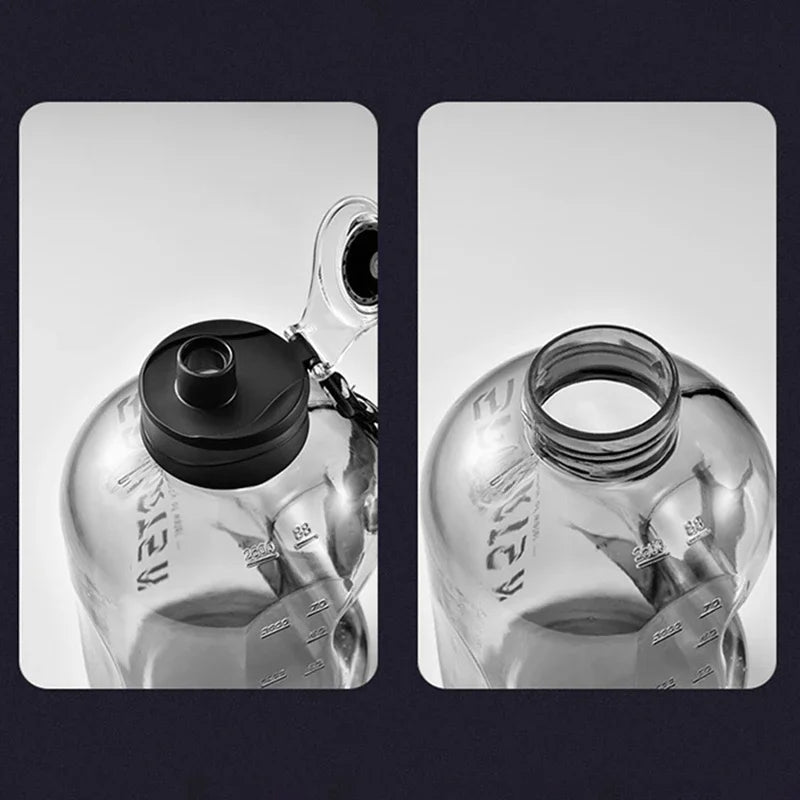 Large Capacity 2 Liter Water Bottle Sports Gym Water Kettle for Camping Travel BPA Free Drinking Bottles