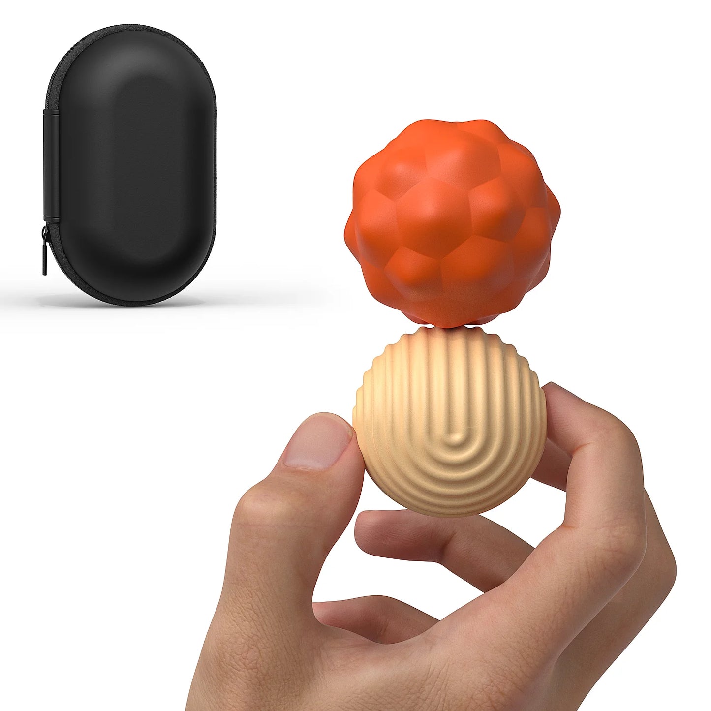 Scroll Atomic Irritability Balls Silicone Magnetic Sensory Balls Adult anti Stress Hand Practice Massage Balls Fidget Worry Ball