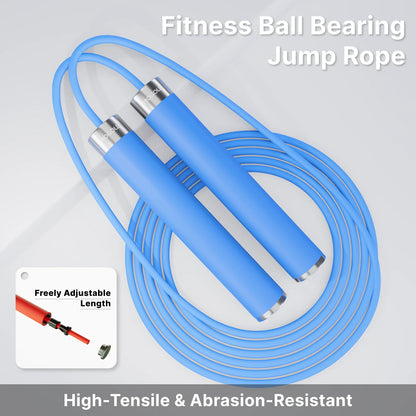 Boxing Jump Rope Sport Excercise Adults Lose Weight Diet Length Adjustable Jumping Rope for Beginners Dual Ball Bearing Design